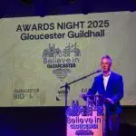 Believe in Gloucester Awards 2025 presenter Steve Knibbs.