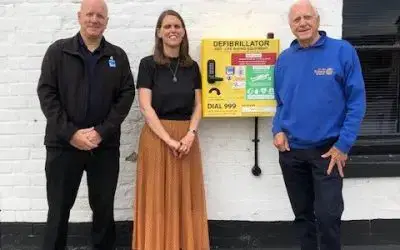 Rotary@Kingsholm proud of a Successful Public Access Defib Campaign For the City of Gloucester