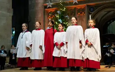 Gloucester Cathedral and The King’s School invite budding child carol singers to try out to become a chorister.