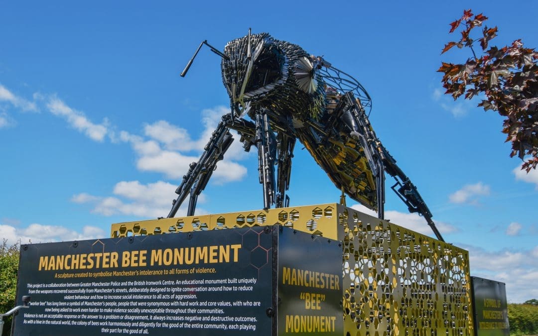 Thought-provoking sculpture buzzes into Gloucester