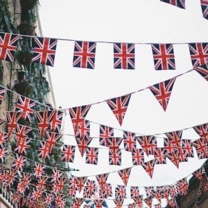 Coronation flags. Image credit_Chris Jackson