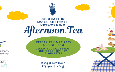 Coronation afternoon tea for local business owners and managers