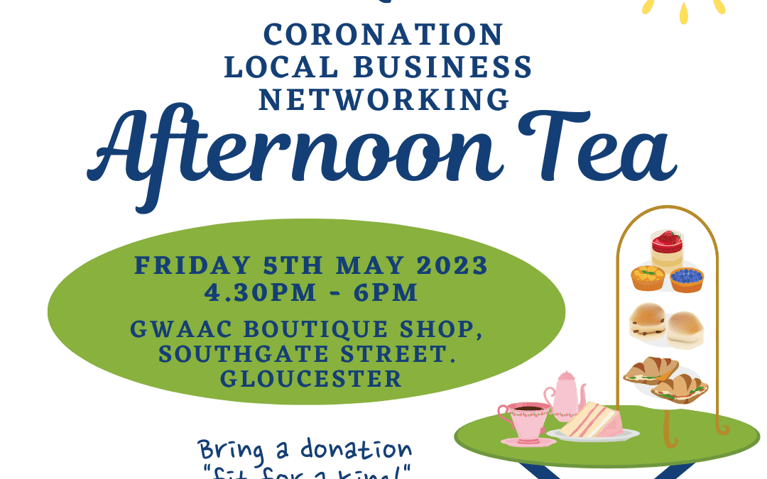 Coronation afternoon tea for local business owners and managers