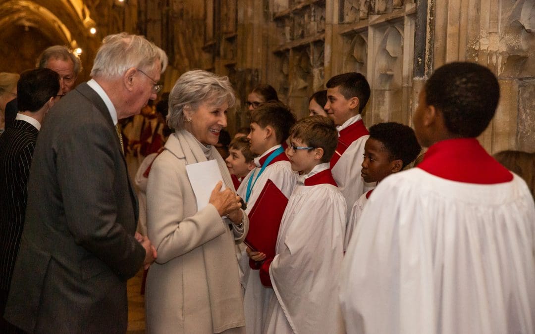 Gloucester Cathedral welcomes The Duke and Duchess of Gloucester