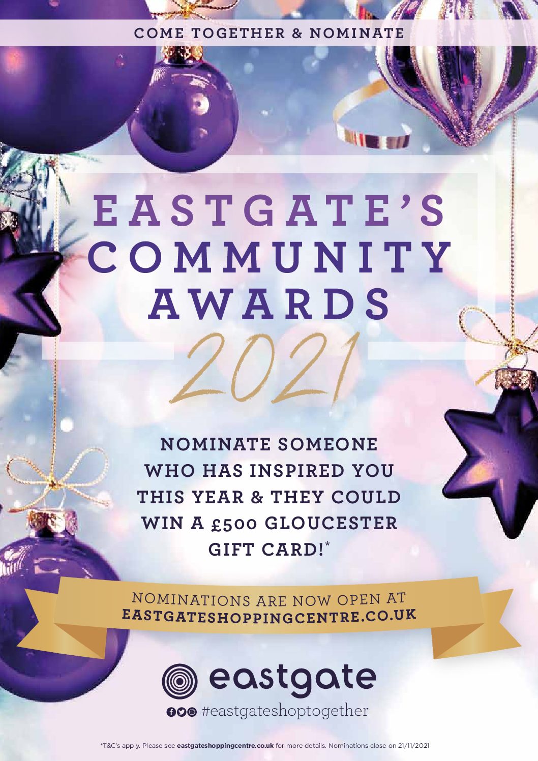 Can you think of someone who deserves to win a £500 community award?