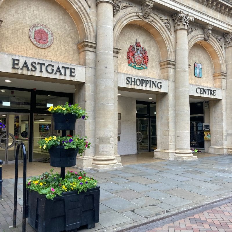 The Eastgate Shopping Centre and Indoor Market