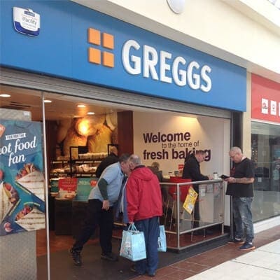 Greggs Kingswalk Eastgate Street Gloucester Four Gates