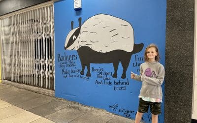 10-year-old Artist Brightens Up Gloucester City Centre