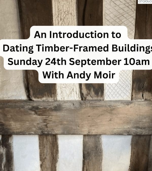 Folk Talk and Walk: An introduction to dating timber framed buildings