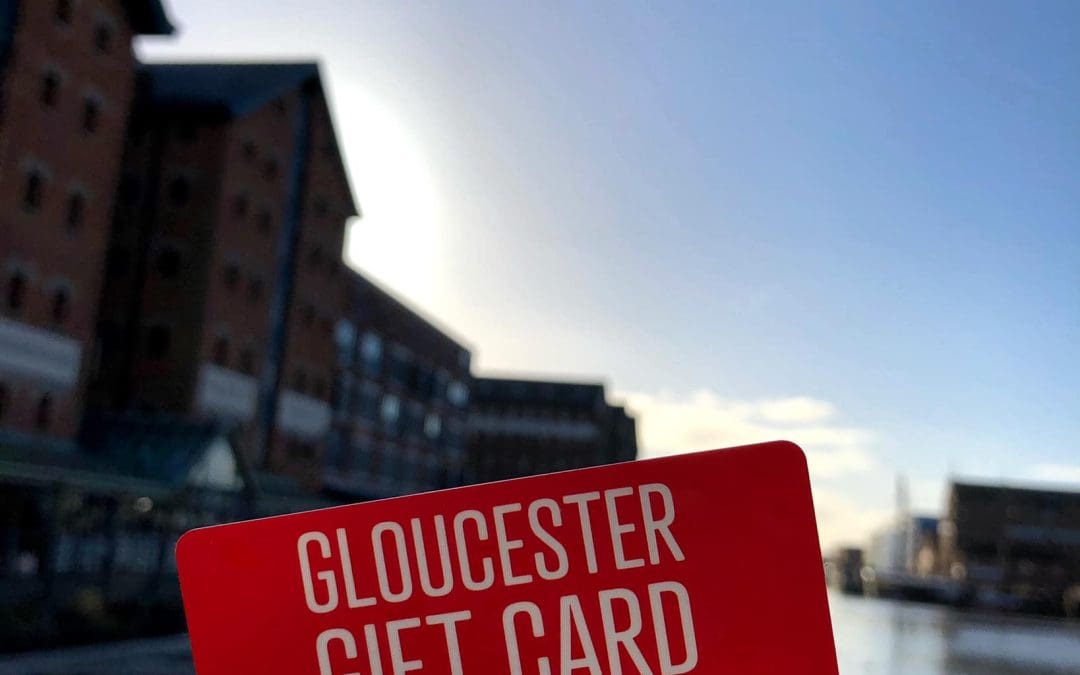 Sign up to accept the Gloucester Gift Card this month and your business could win £100!