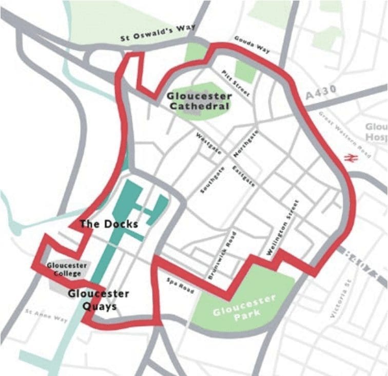 GloucesterBID Area 2022