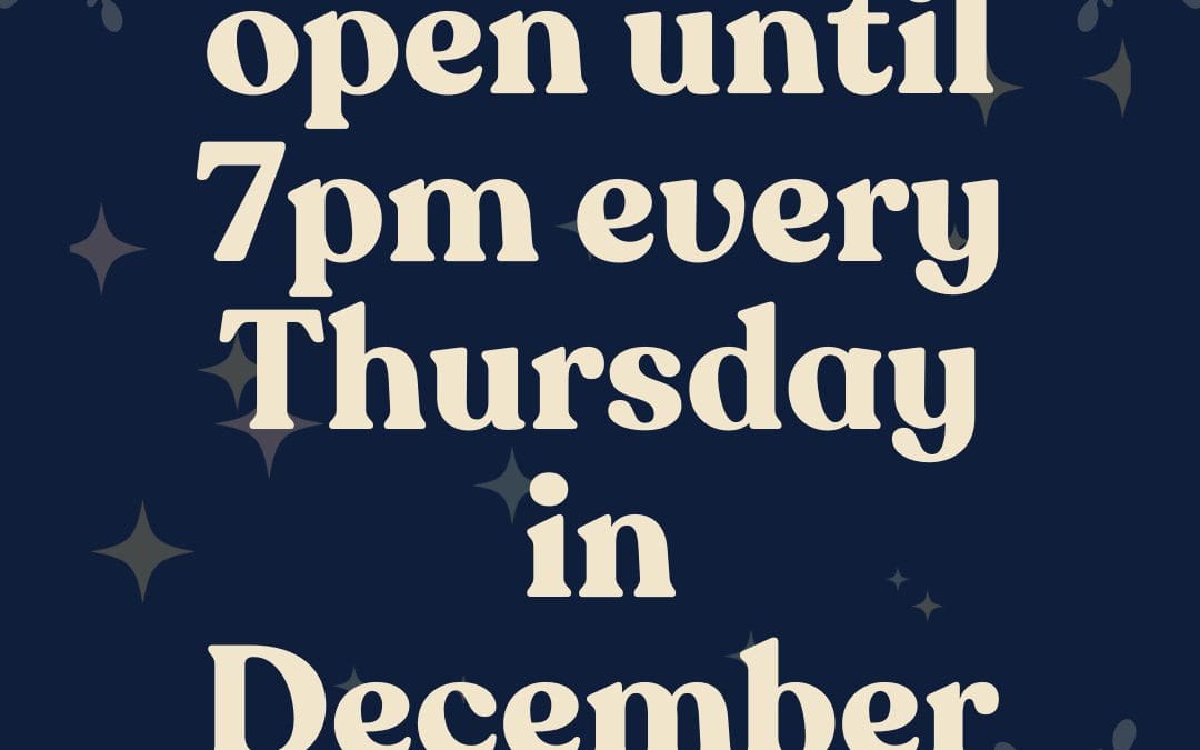Artists Announce a Series of Festive Late-Evening Shopping Thursdays This December