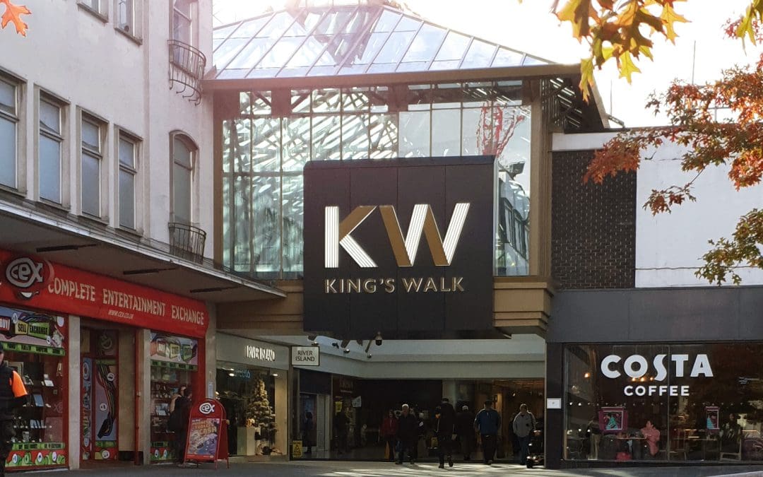 Striking new look for Kings Walk Shopping Centre in time for Christmas!