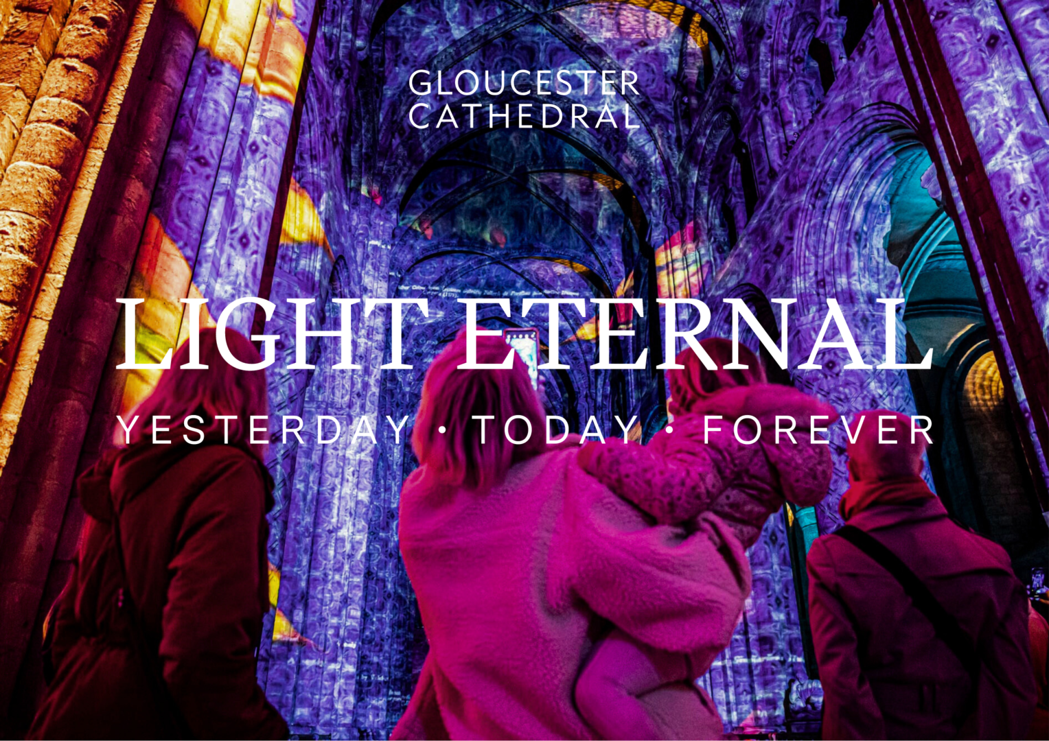 Light Eternal is coming to Gloucester Cathedral - created by Luxmuralis
