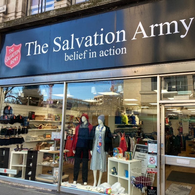 The Salvation Army - Charity Shop. Oxebode branch.