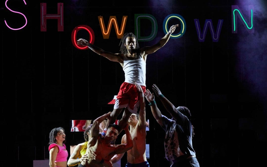 Showdown: A high-energy, satirical circus show about our obsession with winning where the audience votes for their favourites.