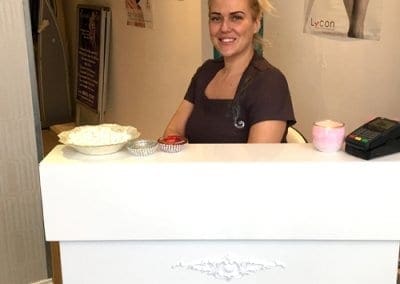 Natalie, owner of the Beauty Box in College Green Gloucester