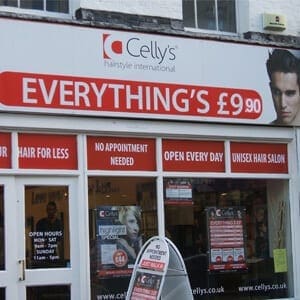 Celly's Hairstyle International Westgate Street Gloucester Four Gates