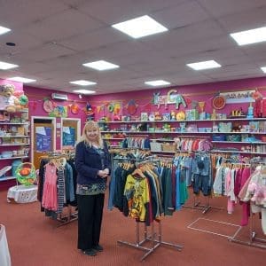 Sally Druce, Manager at YMCA in Gloucester, launching their newly refitted and vibrant children’s section.